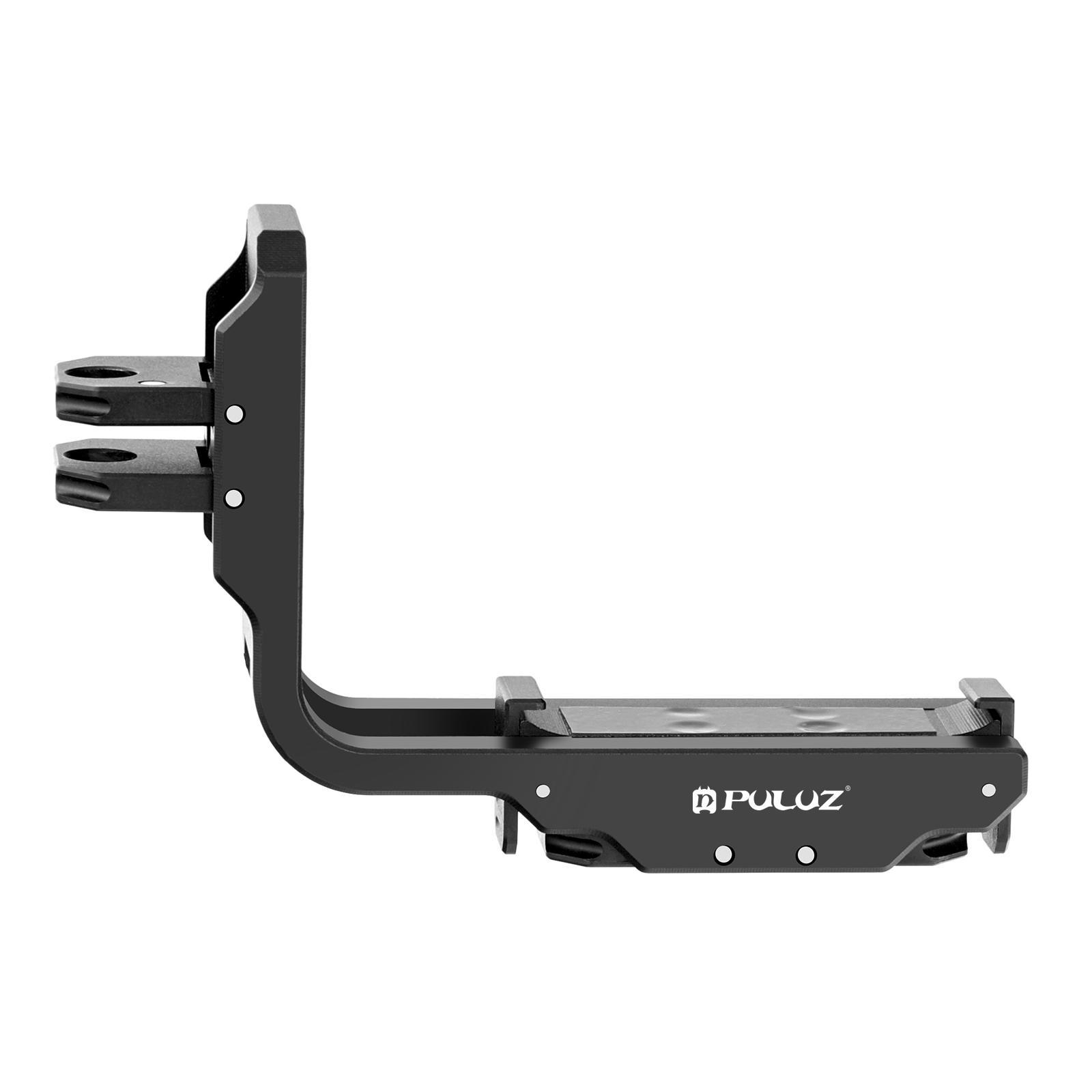 PULUZ Magnetic Quick Release L Bracket for DJI Osmo Action 5 Pro & 4 Vertical Horizontal Mounts