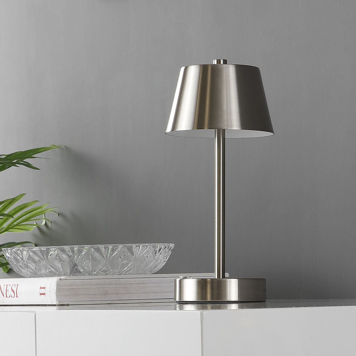 Cordless Rechargeable LED Table Lamp with Touch Dimmer