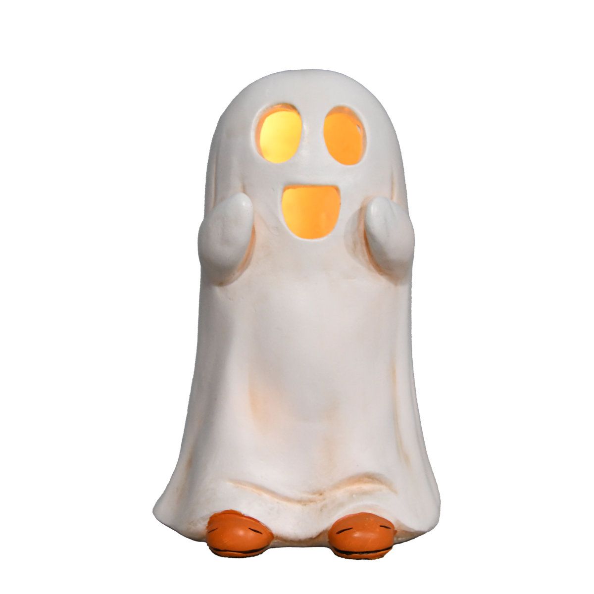 Light Up Ghost LED Halloween Figurine Spooky Tabletop Decor