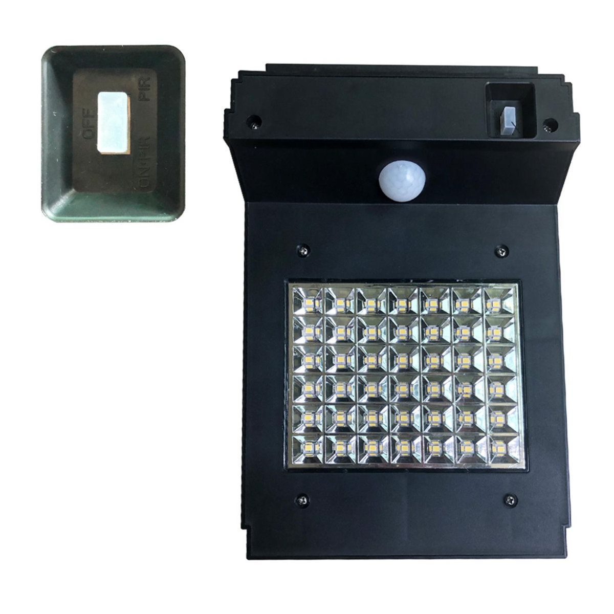 Solar Motion Sensor Wall Lights Dusk to Dawn Outdoor Fence Lights 2 Pack