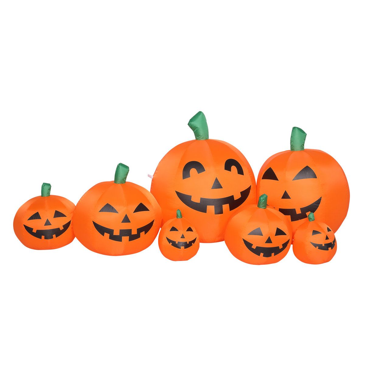 88 Inch LED Lighted Pumpkin Patch Inflatable Halloween Yard Decoration