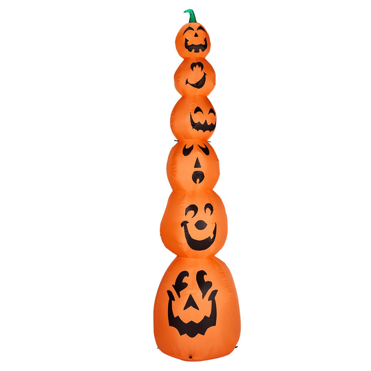 9FT Halloween Inflatable Stacked Pumpkins Outdoor Decoration with Built-In LED Lights