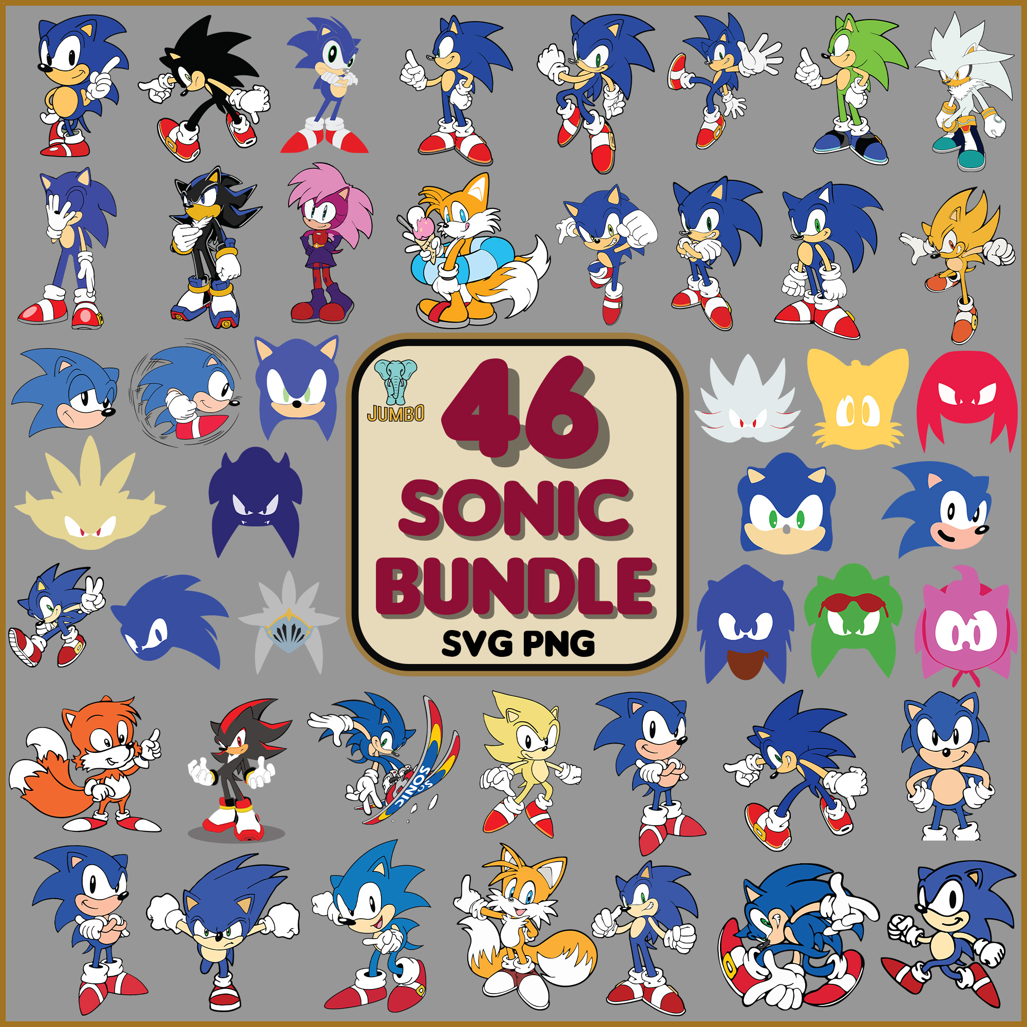 Sonic Bundle Svg1 | Inspire Uplift