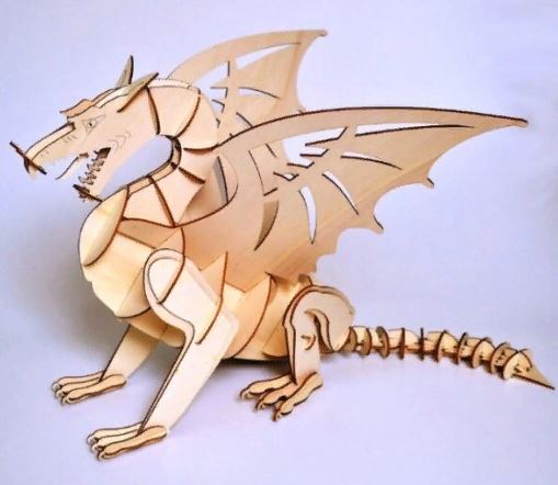 Digital Template Cnc Router Files Dragon Cnc for Wood Laser | Inspire ...
