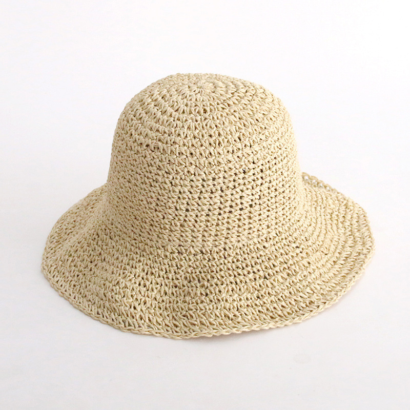 Handmade Straw Sun Hat for Women Summer Beach and Travel