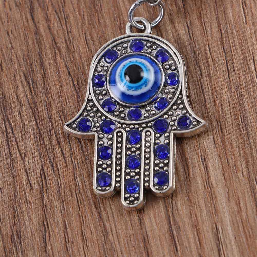 Evil Eye Hamsa Keychain Protection Charm