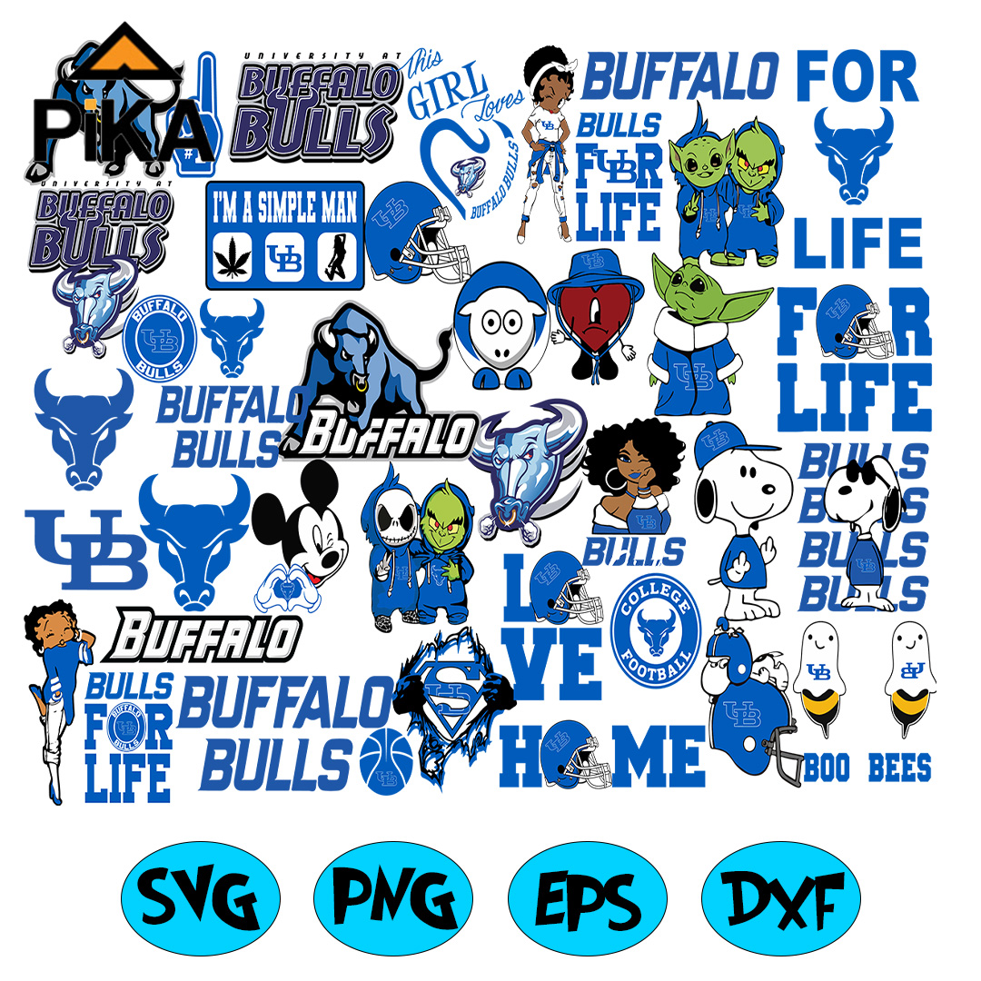 Buffalo Bulls Bundle Svg, Sport Svg, Buffalo Bulls Svg, Buff | Inspire ...