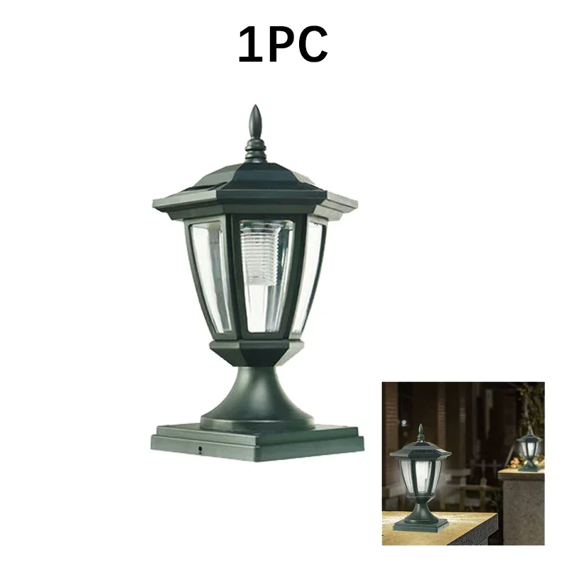 Solar Light Fence Light Outdoor Garden Lamp for Wall, Courtyard, Gate, Fence, Cottage Decoration