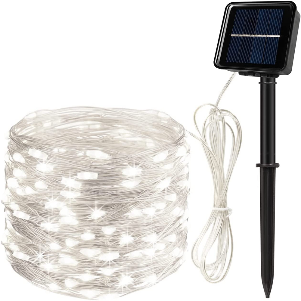 Solar String Lights for Outside, Solar Light Outdoor Twinkle, Fairy Lights for Tree Garden Christmas Wedding