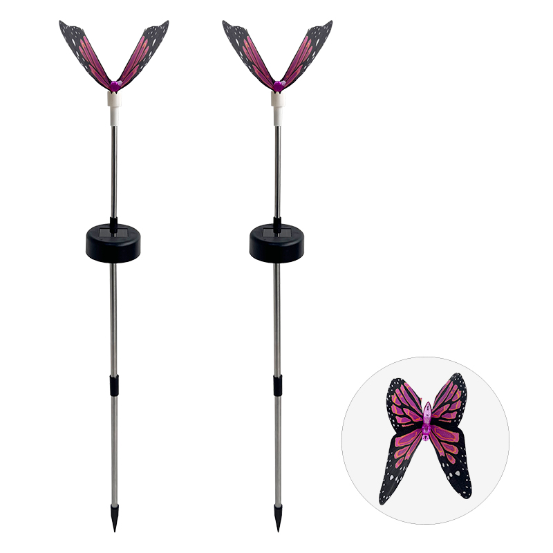 Solar Butterfly LED Outdoor Lights for Yard, Courtyard Landscape Lighting, Garden Villa Lawn Park Home Decoration