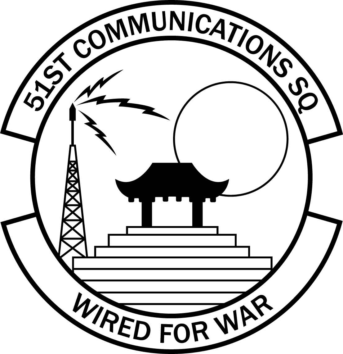 51ST COMMUNICATIONS SQUADRON U.S AIR FORCE PATCH VECTOR FILE | Inspire ...