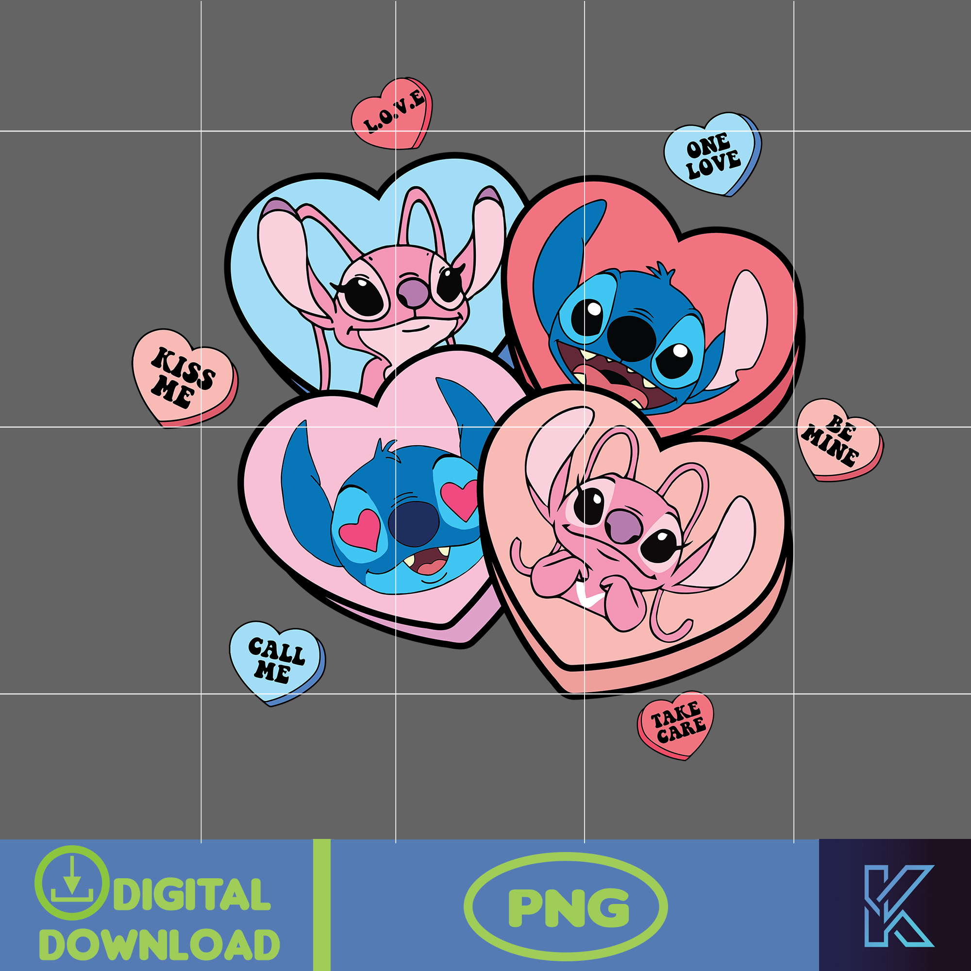 Stitcth Valentine Png, Stitch Png, Cartoon Png, Blue Alien, | Inspire ...
