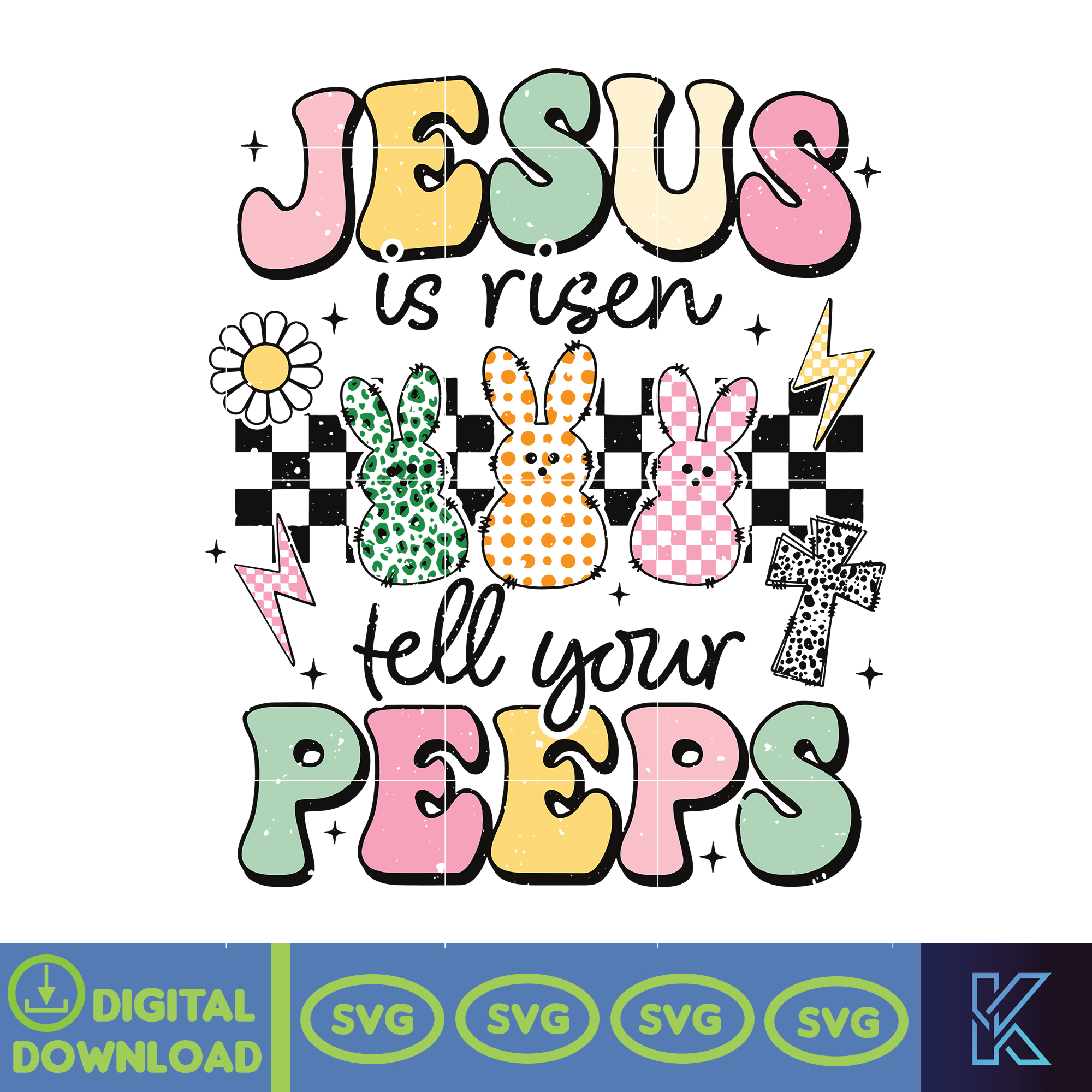 Jesus is Risen tell Your Peeps Png, Easter Png, Christian Pn - Inspire