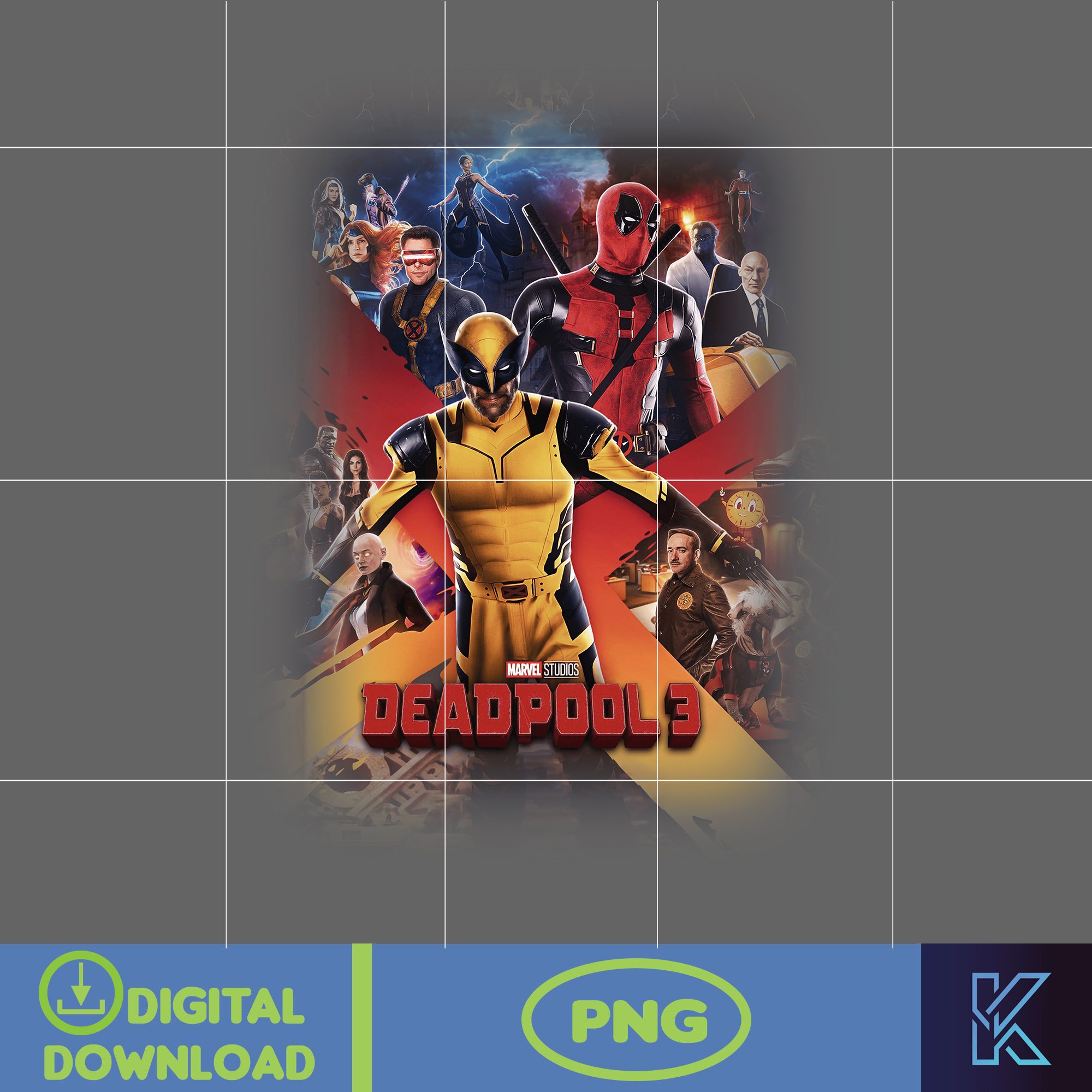 Marvel Studio Deadpool 3 Png, Deadpool and Wolverine, Ryan R | Inspire ...