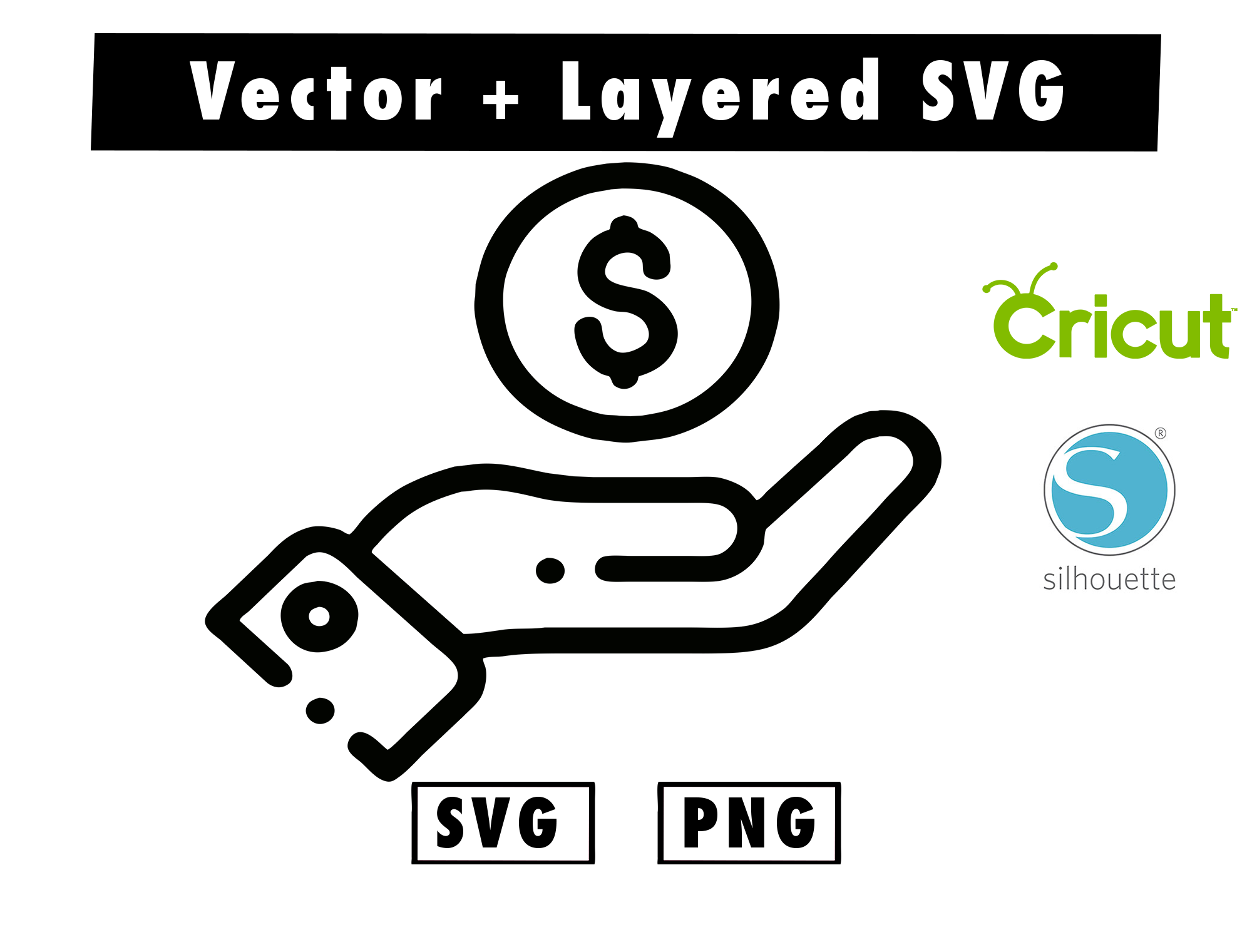 Hand free icons designed svg and png files for cricut machin - Inspire ...