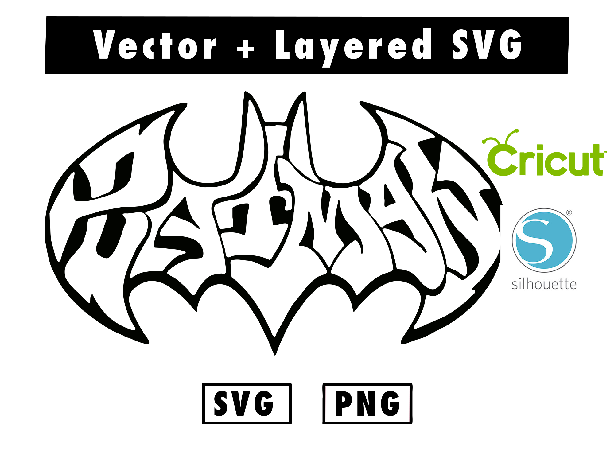 BATMAN svg and png files for cricut machine , anime svg , ma | Inspire ...