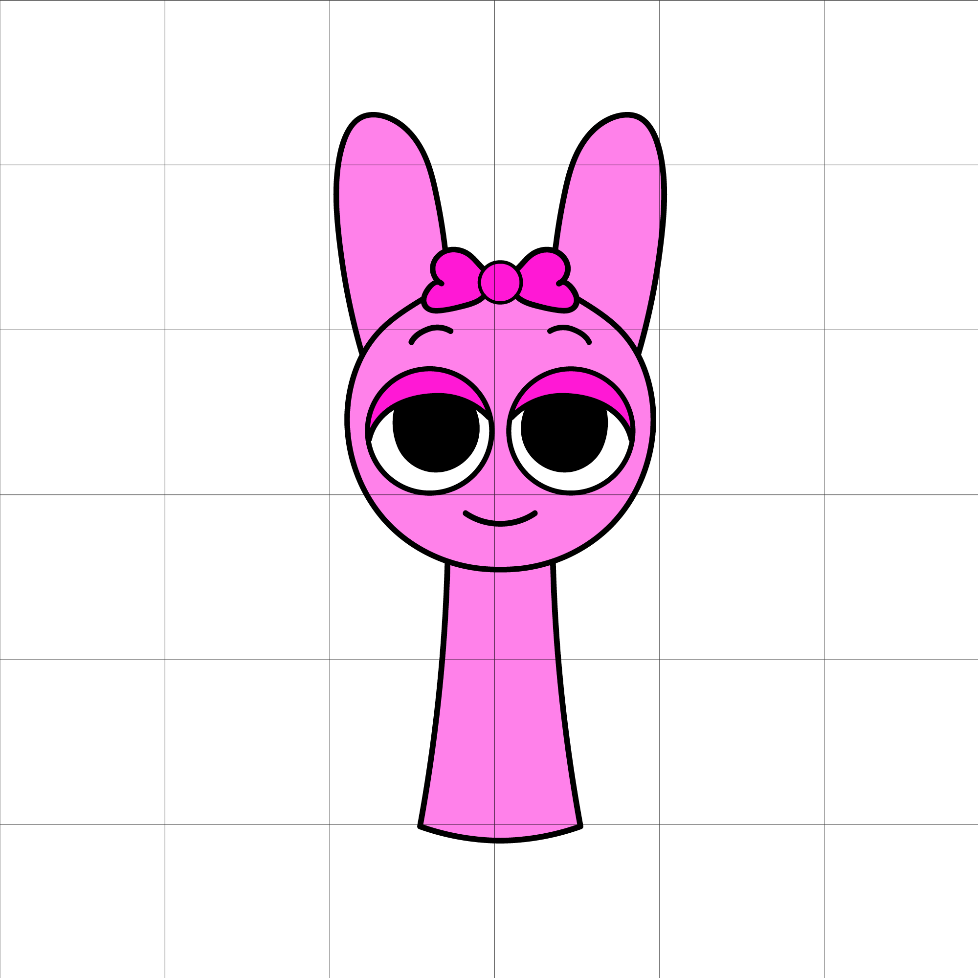 Sprunki, SVG PNG,Ink,Pinki coloring page Printable for Birth | Inspire ...
