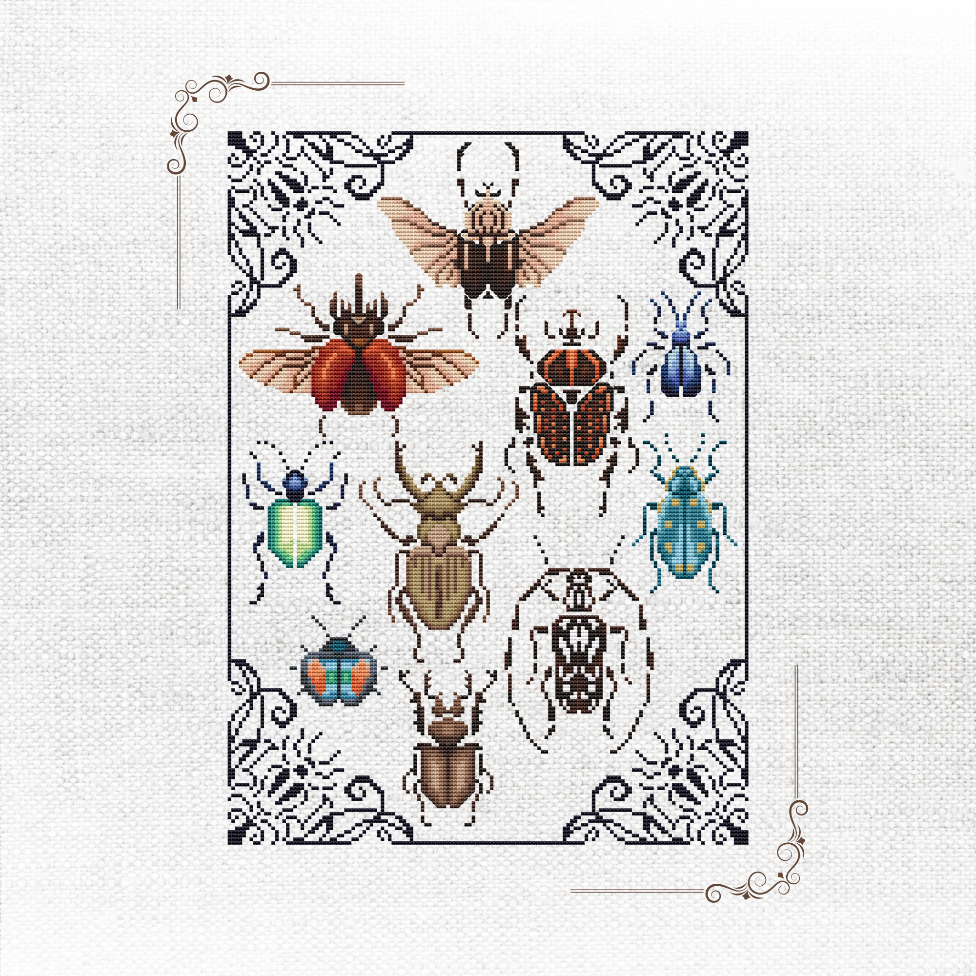 Nature-Inspired Bug Collection: DIY Entomology Embroidery Pa | Inspire ...