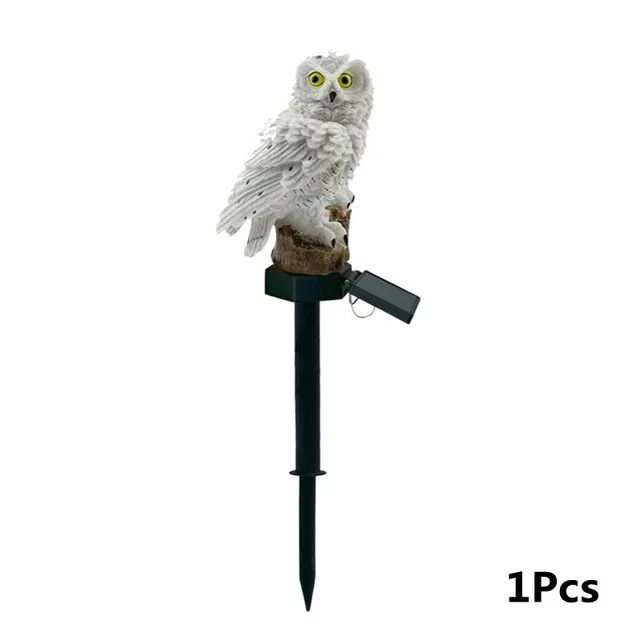 Owl-Shaped Solar Lamp, Waterproof Solar Garden Lights for Outdoor Decoration