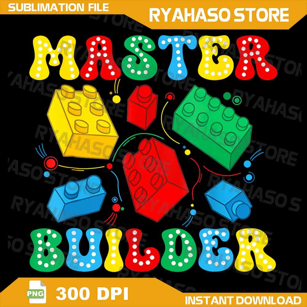 Master Builder Kids Building Blocks Brick Toy Master Builder | Inspire ...