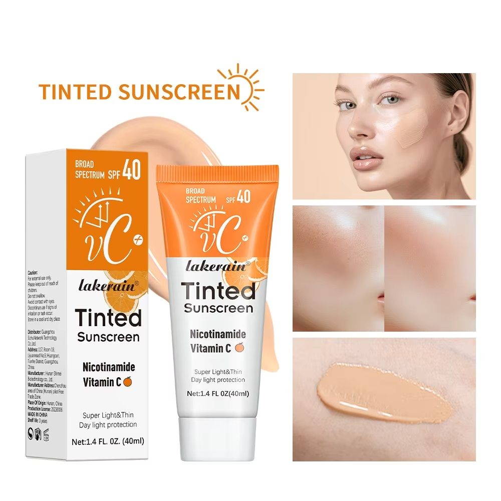 Laughlin Sunscreen LAKERAIN Tinted VC Sunscreen SPF40, UV Anti-Aging & Moisturi | Inspire ...