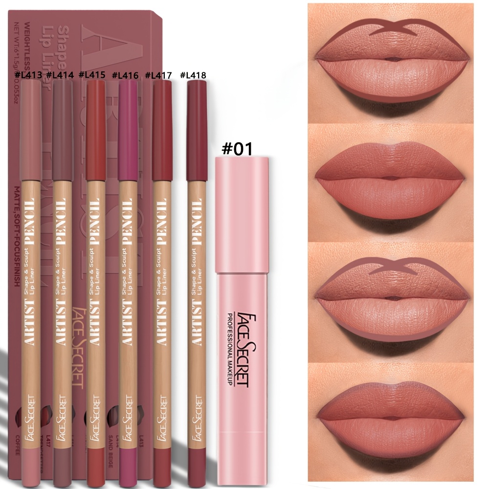 Matte Lipstick and Liner Set Waterproof Long Lasting | Inspire Uplift