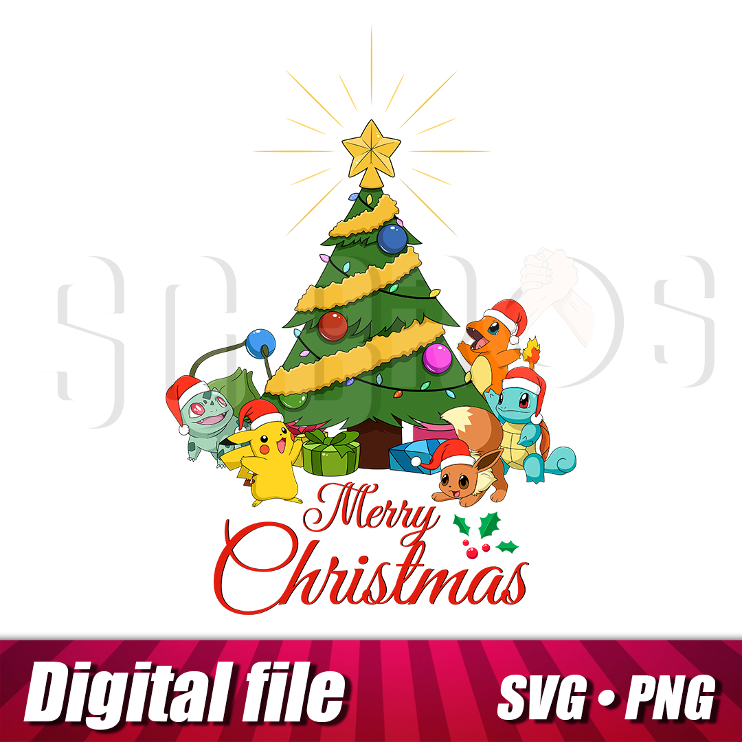 Pokemon Holiday Blessings Art Tapestry main image 1