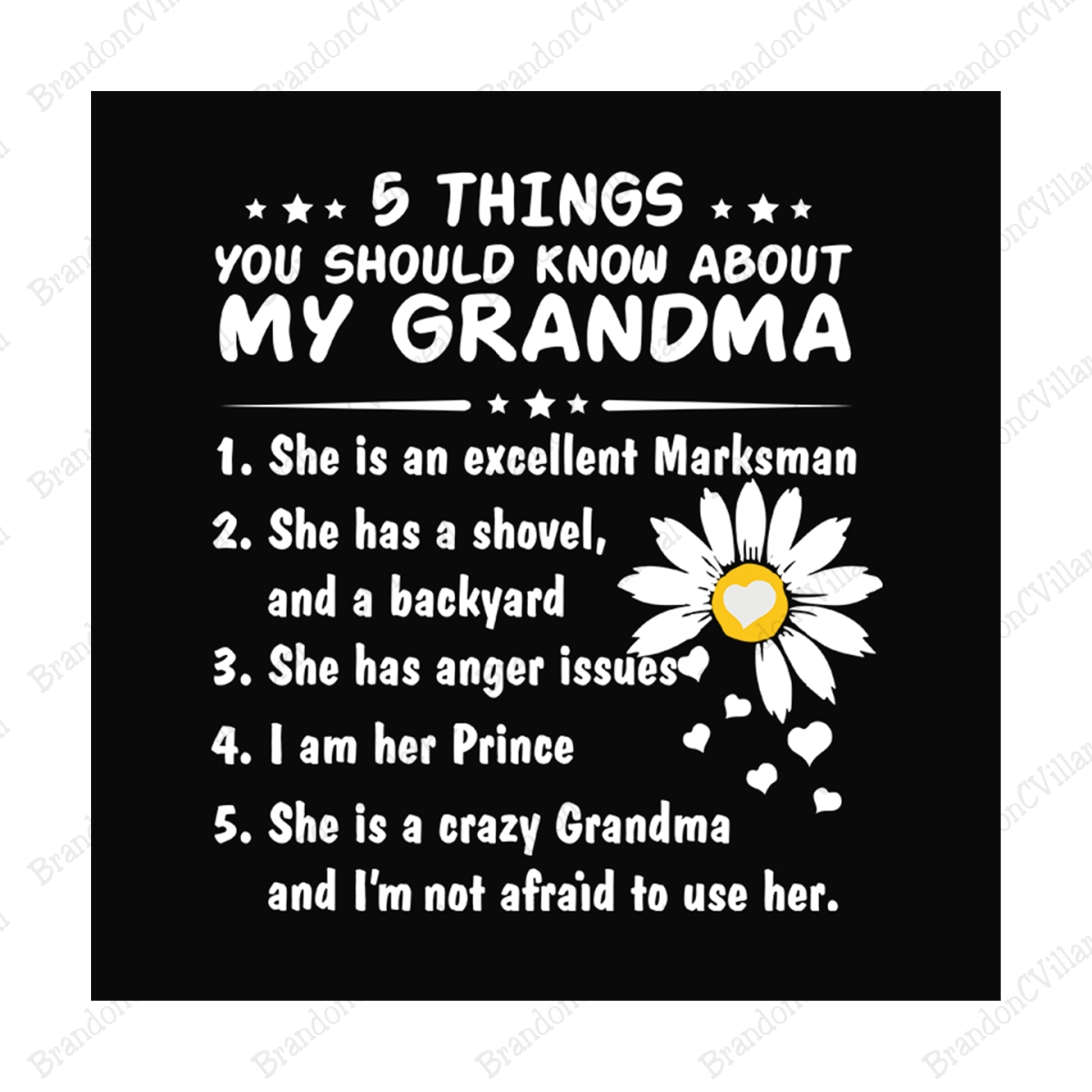 5 Things You Should Know About My Grandma Svg, Mothers Day S Inspire(01)