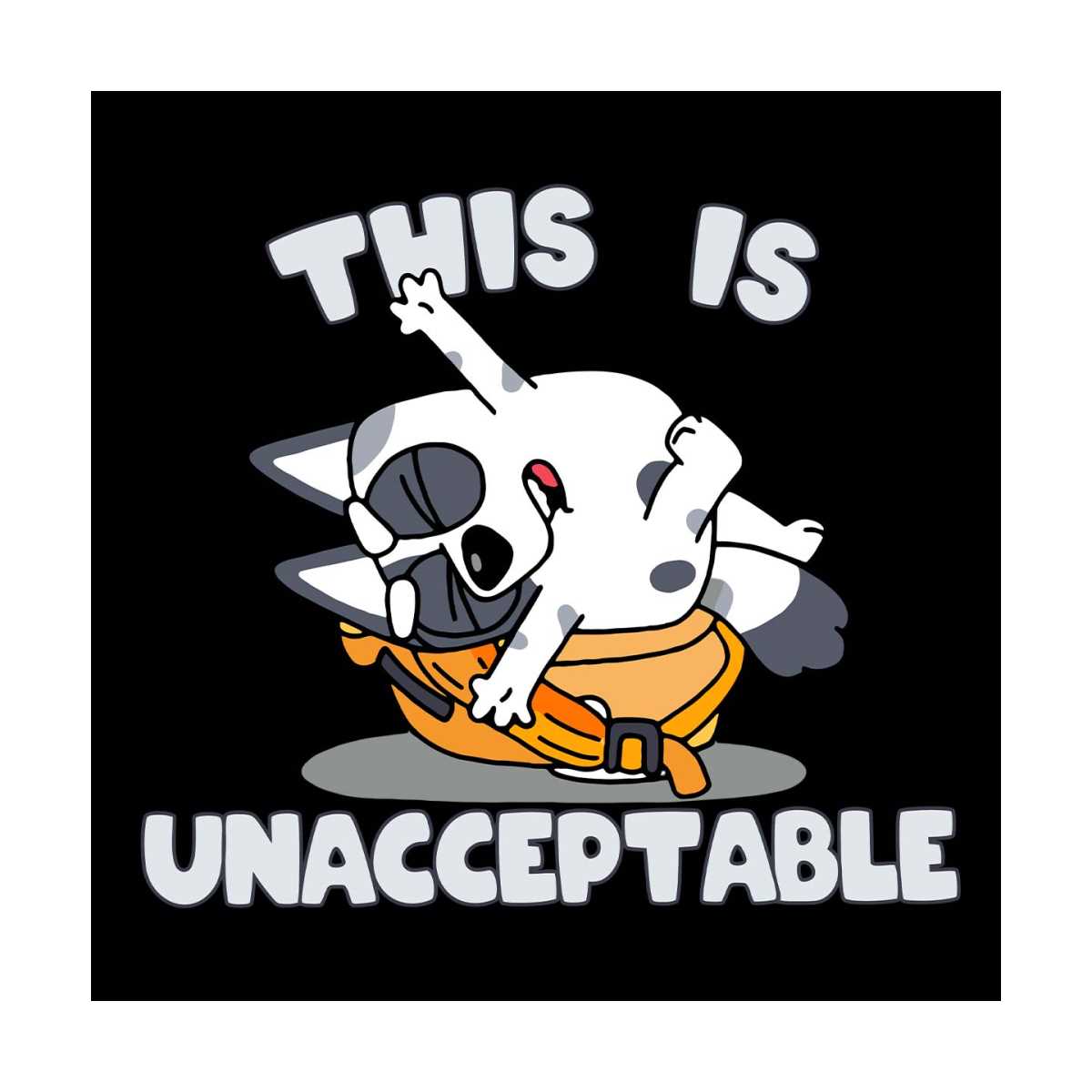 This Is Unacceptable Bluey Muffin SVG Inspire Uplift