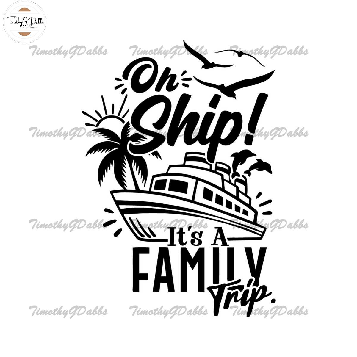 Oh Ship It's A Family Trip Svg, Family Cruise Shirt Svg, Cru | Inspire ...