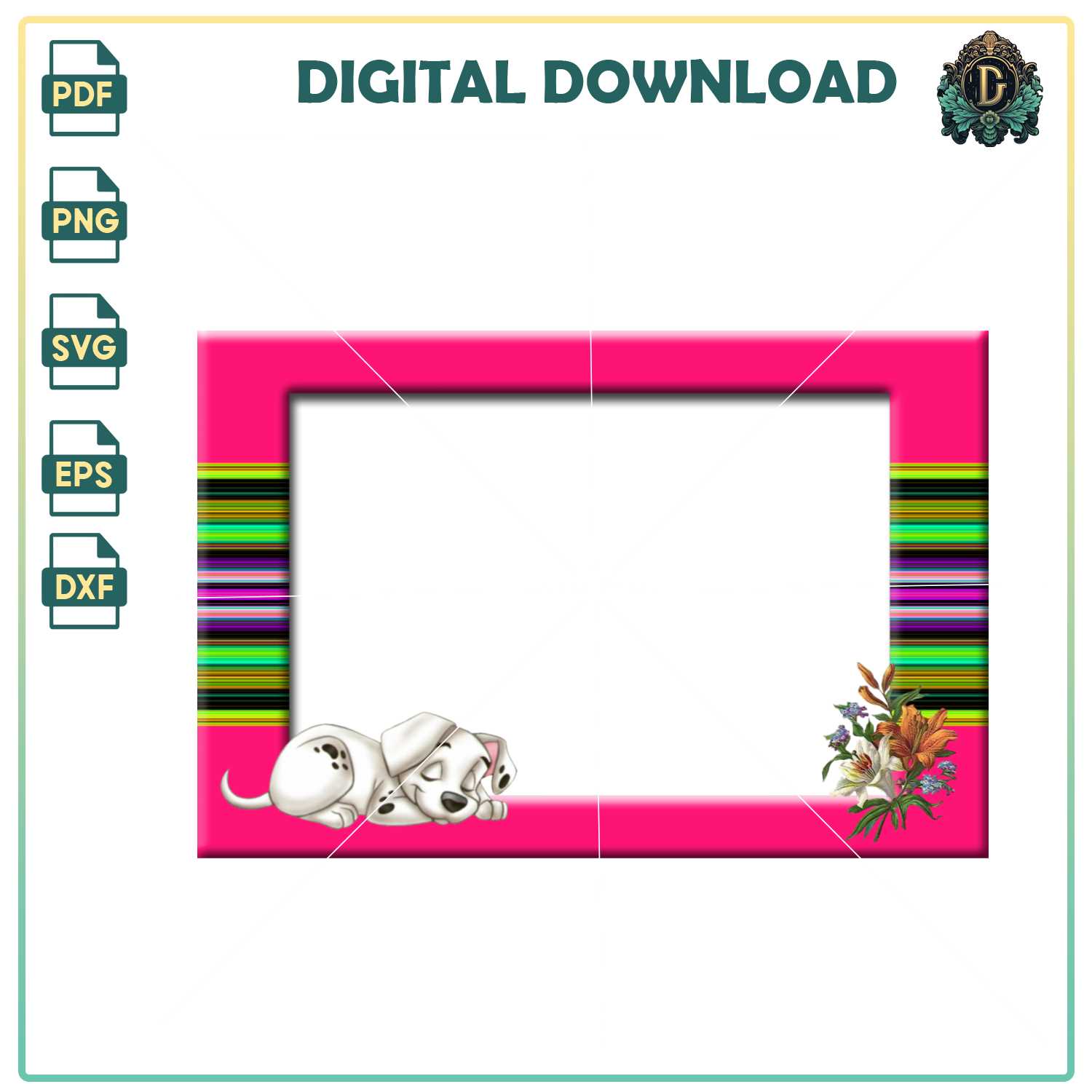 Picture frame, Step into the Heroic World of Disney's 101 Da | Inspire ...