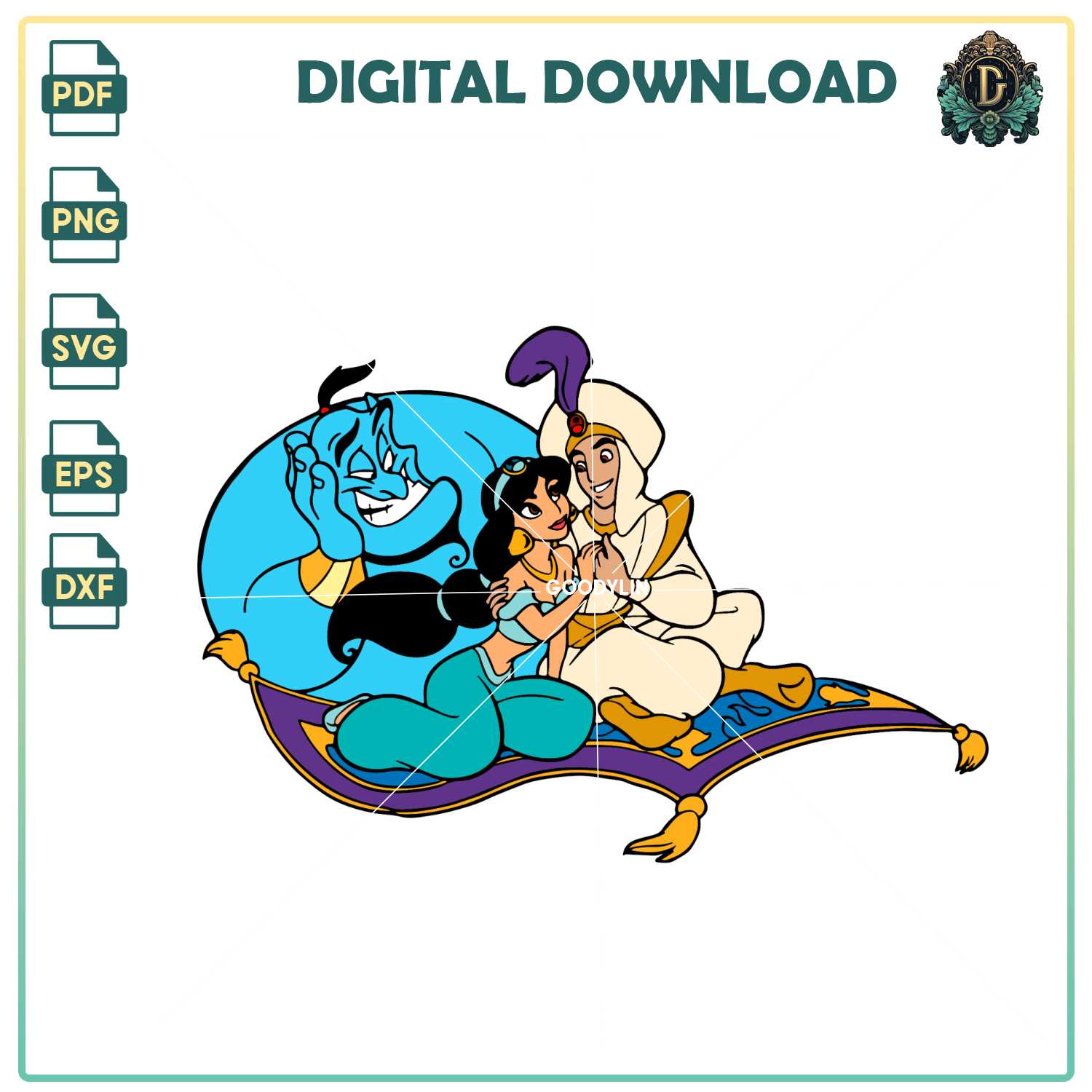 Aladdin movie characters art adventure PNG Vector Enjoy Adve | Inspire ...