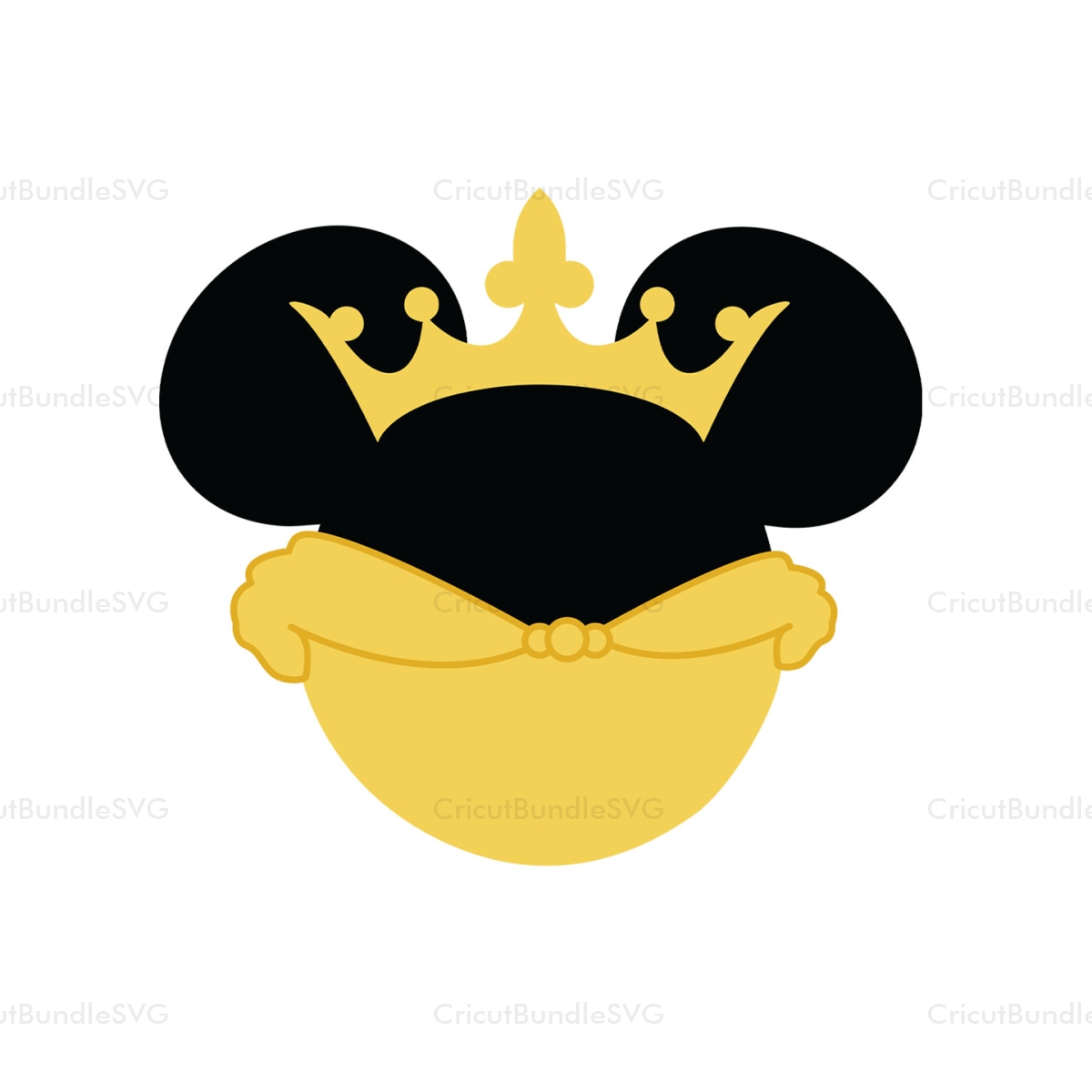 Disney Princess Mickey Head SVG, Princess Belle SVG, Disney | Inspire 
