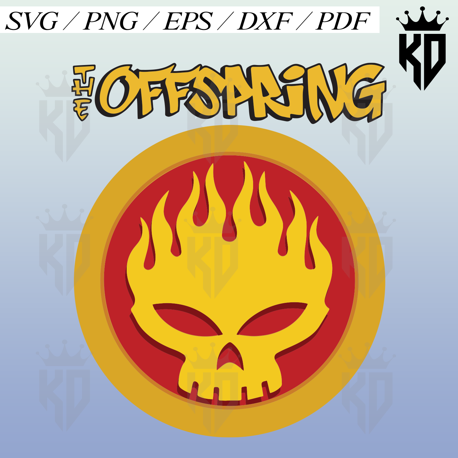 The Offspring Logo Vector Digital Download SVG, Ai, EPS, Png - Inspire ...