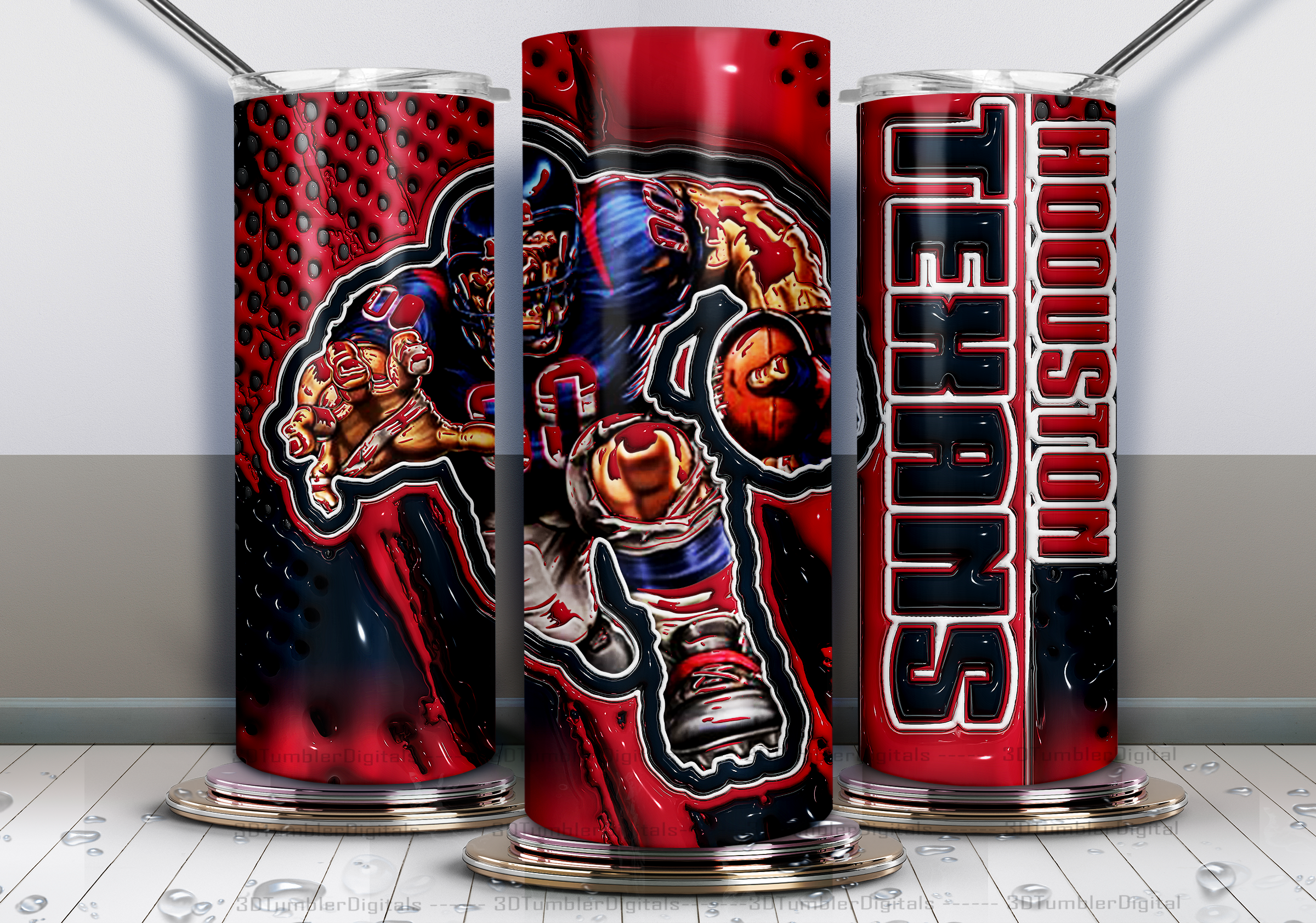 Houston Texans Inflatables Houston Texans 3D Inflated 20oz PNG, 3D Inflated Houston Tex - Inspire ...