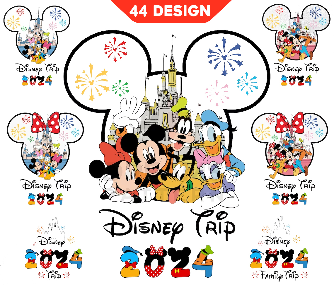 2024 Disney Family Trip Svg Png Bundle, 2024 Disney Family V - Inspire ...