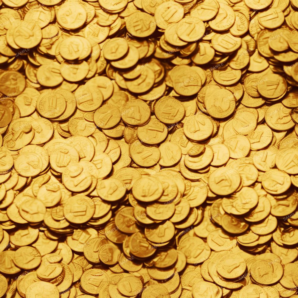 Hoard of Gold Roman Coins Pattern Tileable Repeating Pattern | Inspire ...