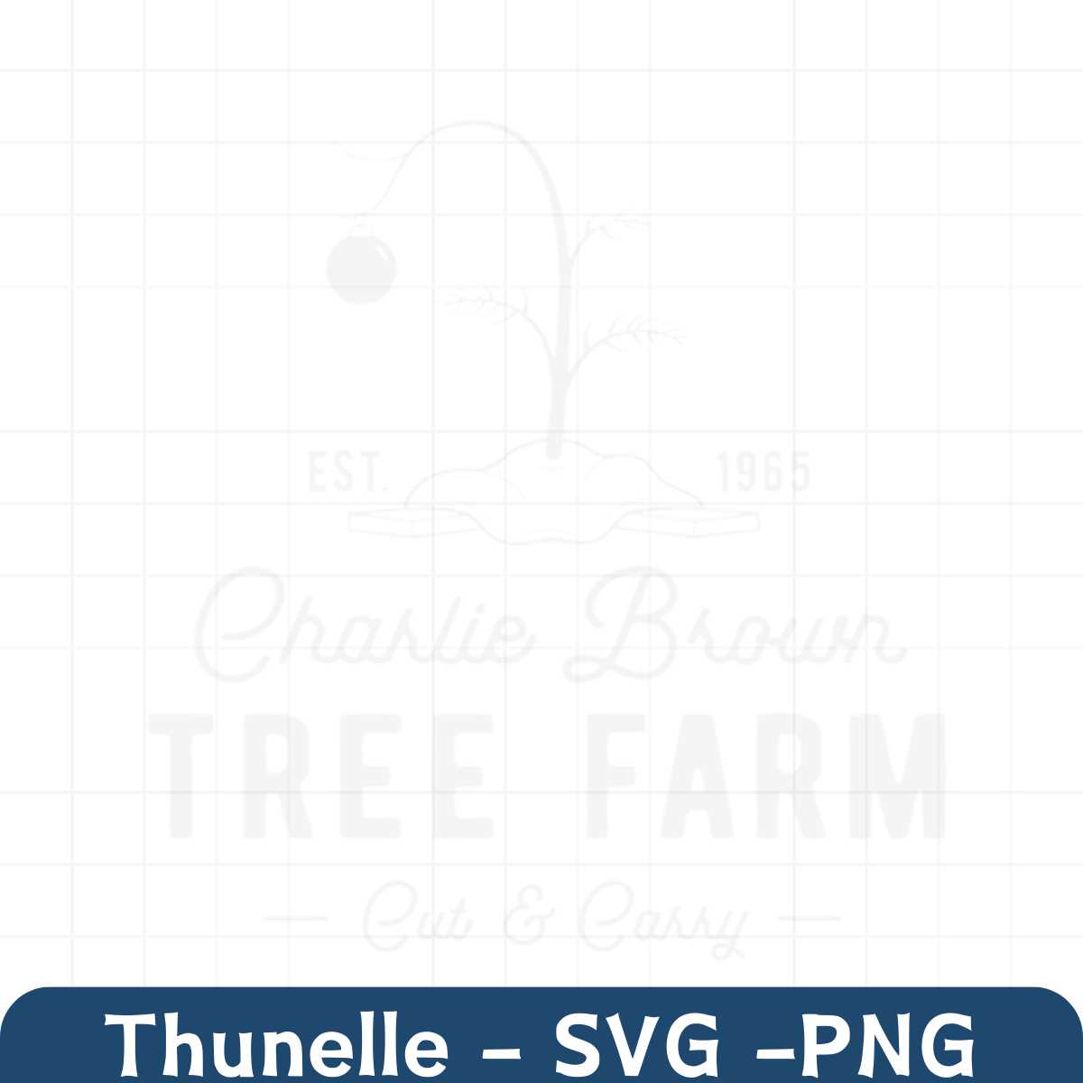 Charlie Brown Christmas Tree Farm Cute And Carry SVG File Inspire Uplift