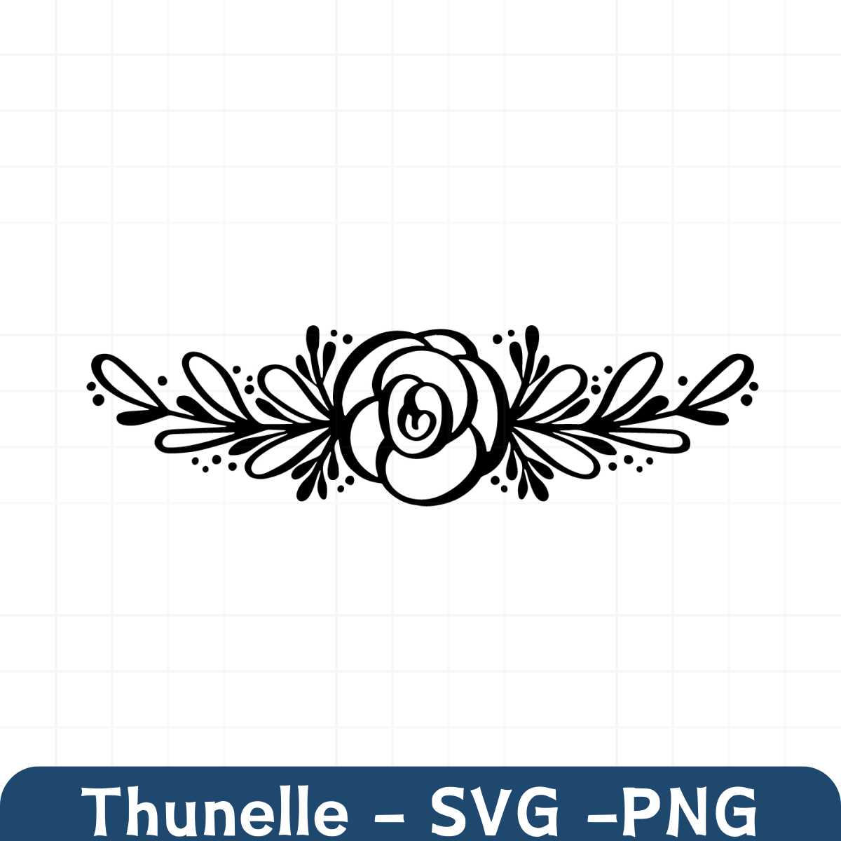 Simple Flower Border Svg, Trending Svg, Flower Svg, Flower P | Inspire ...