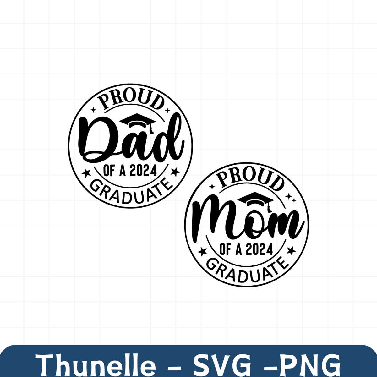 Proud mom of a 2024 graduate SVG, Proud Dad of a graduate Sv | Inspire ...