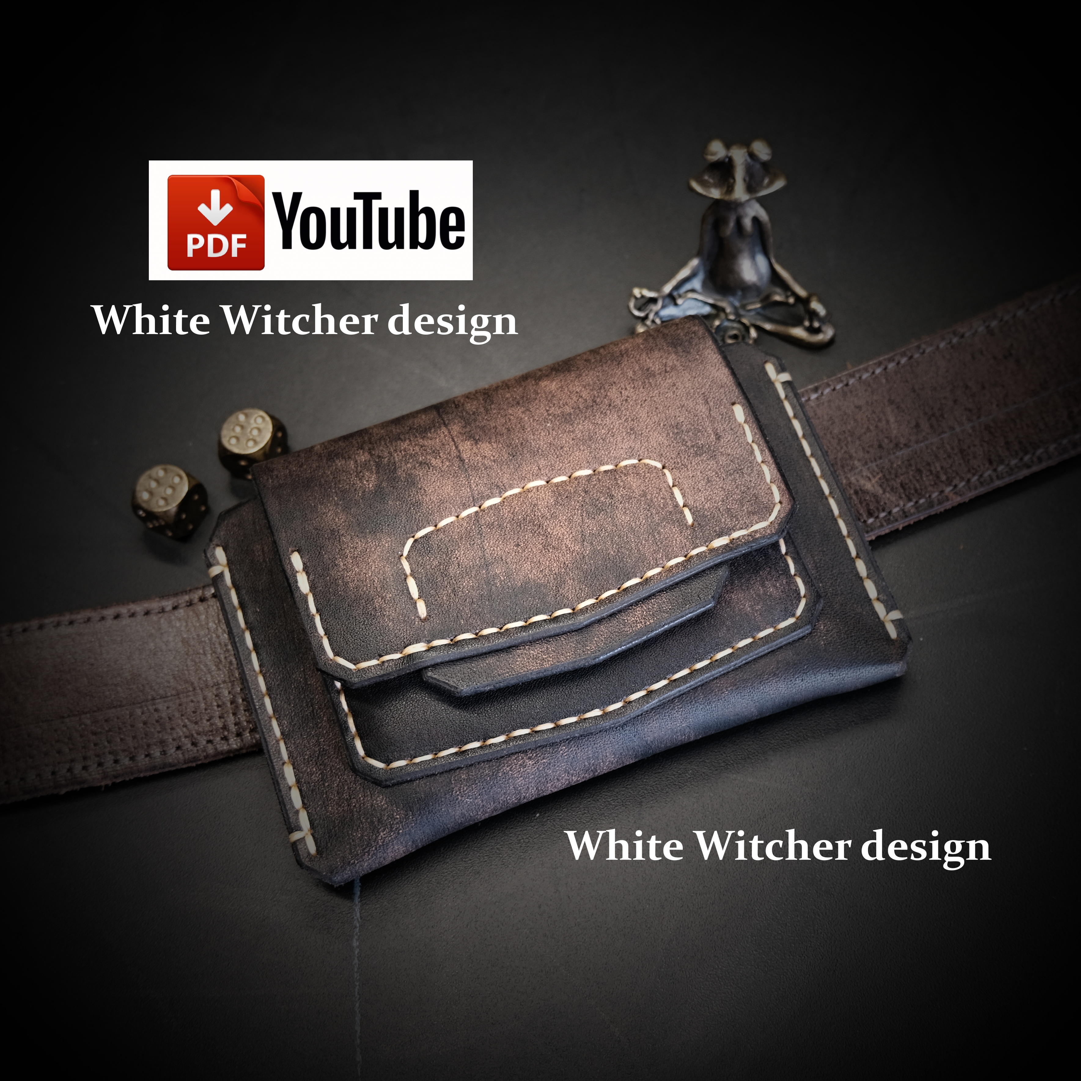 Leather pattern - Belt Wallet. PDF - EDC44 - Inspire Uplift