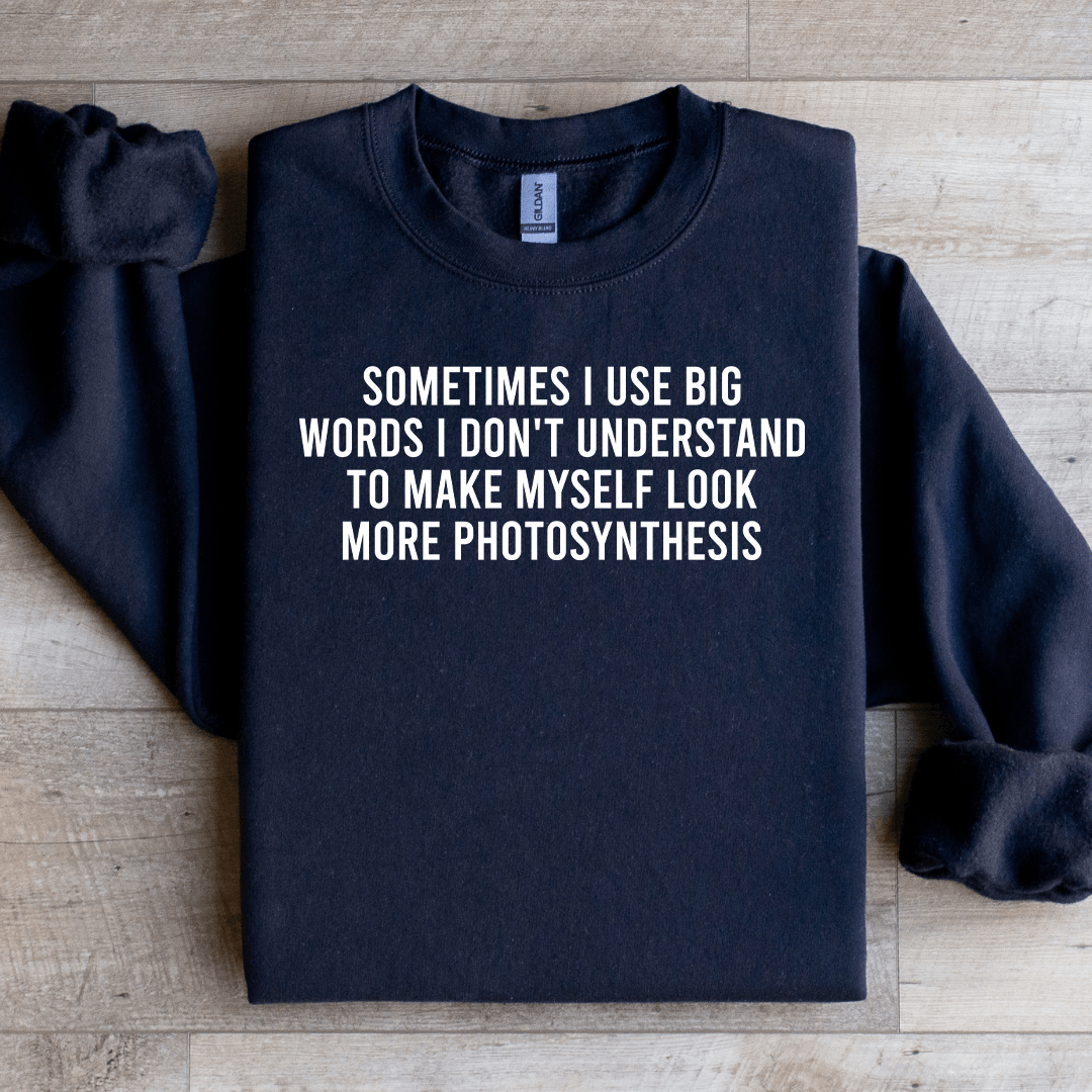 Sometimes I Use Big Words Sweatshirt