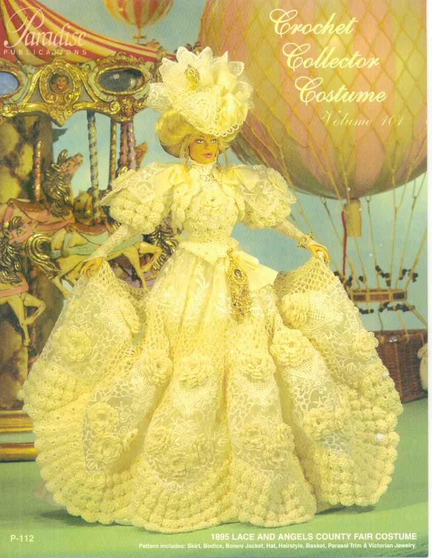 Barbie Doll clothes Crochet patterns 1895 Lace and Angels Inspire
