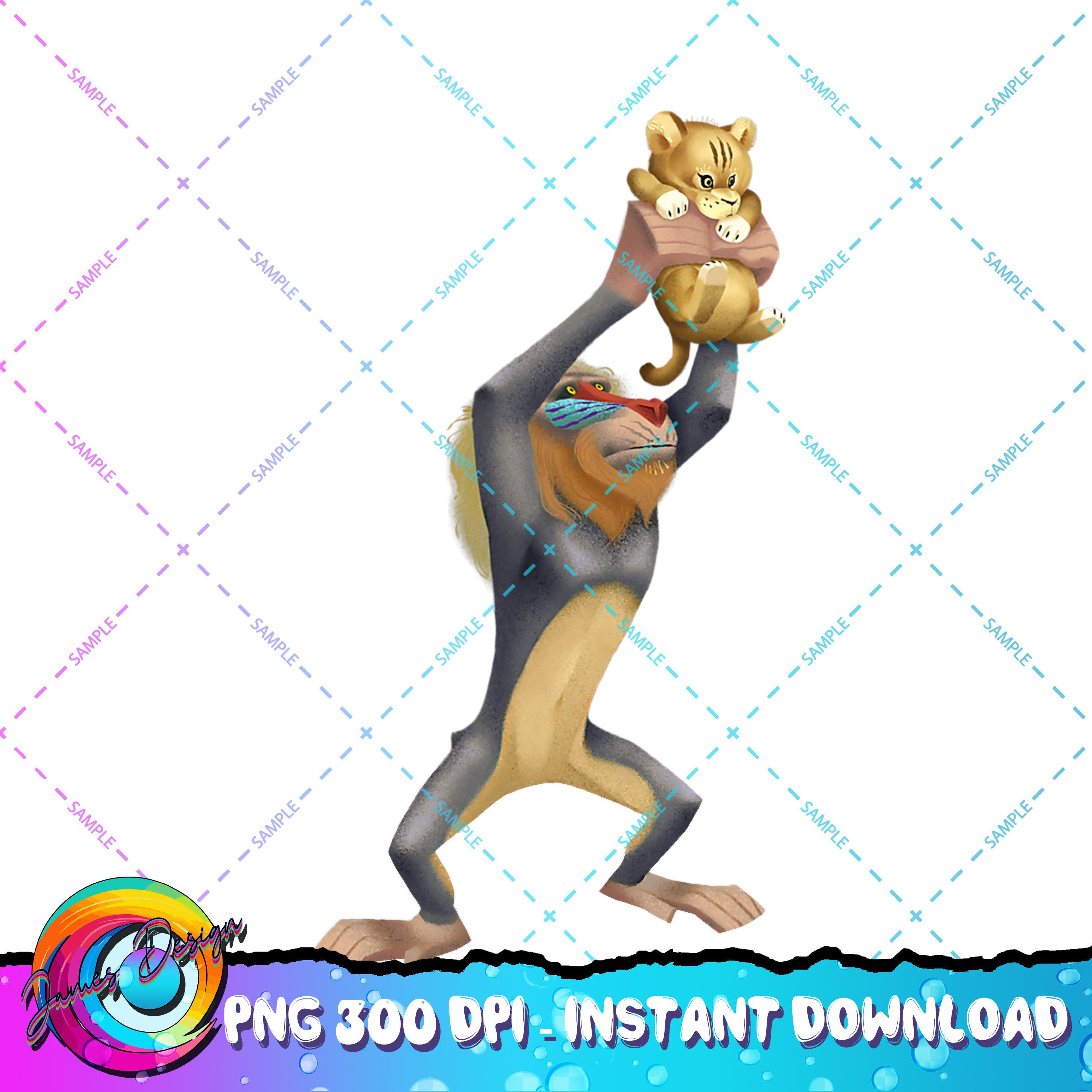 Simba Is Alive Disney Lion King Rafiki Presents Simba Live Action PNG Downl | Inspire ...