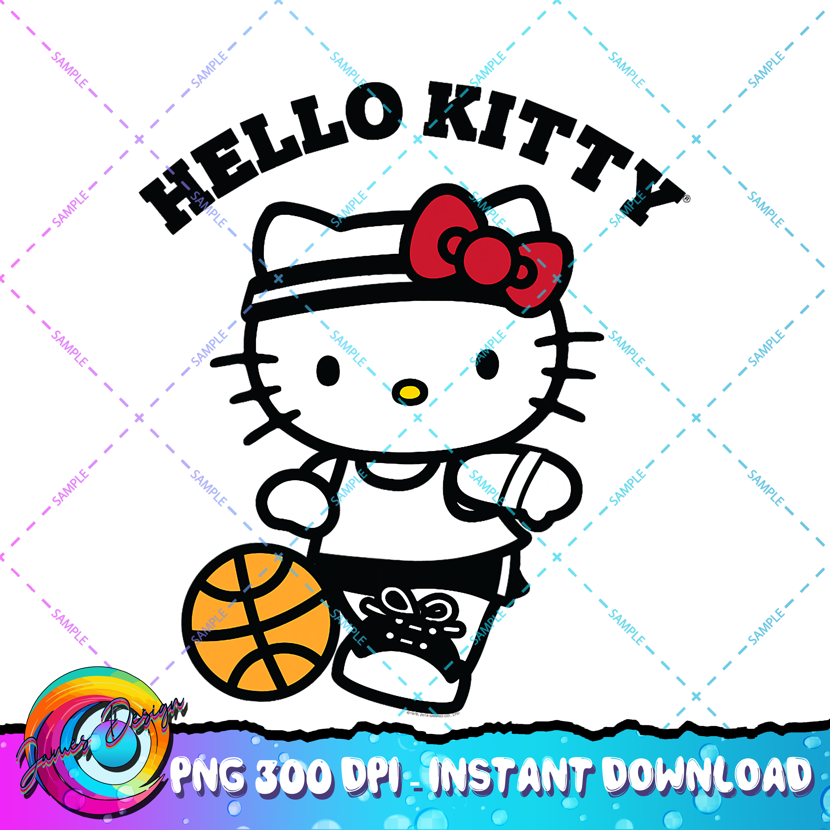 Hello Kitty Basketball PNG Download copy | Inspire Uplift