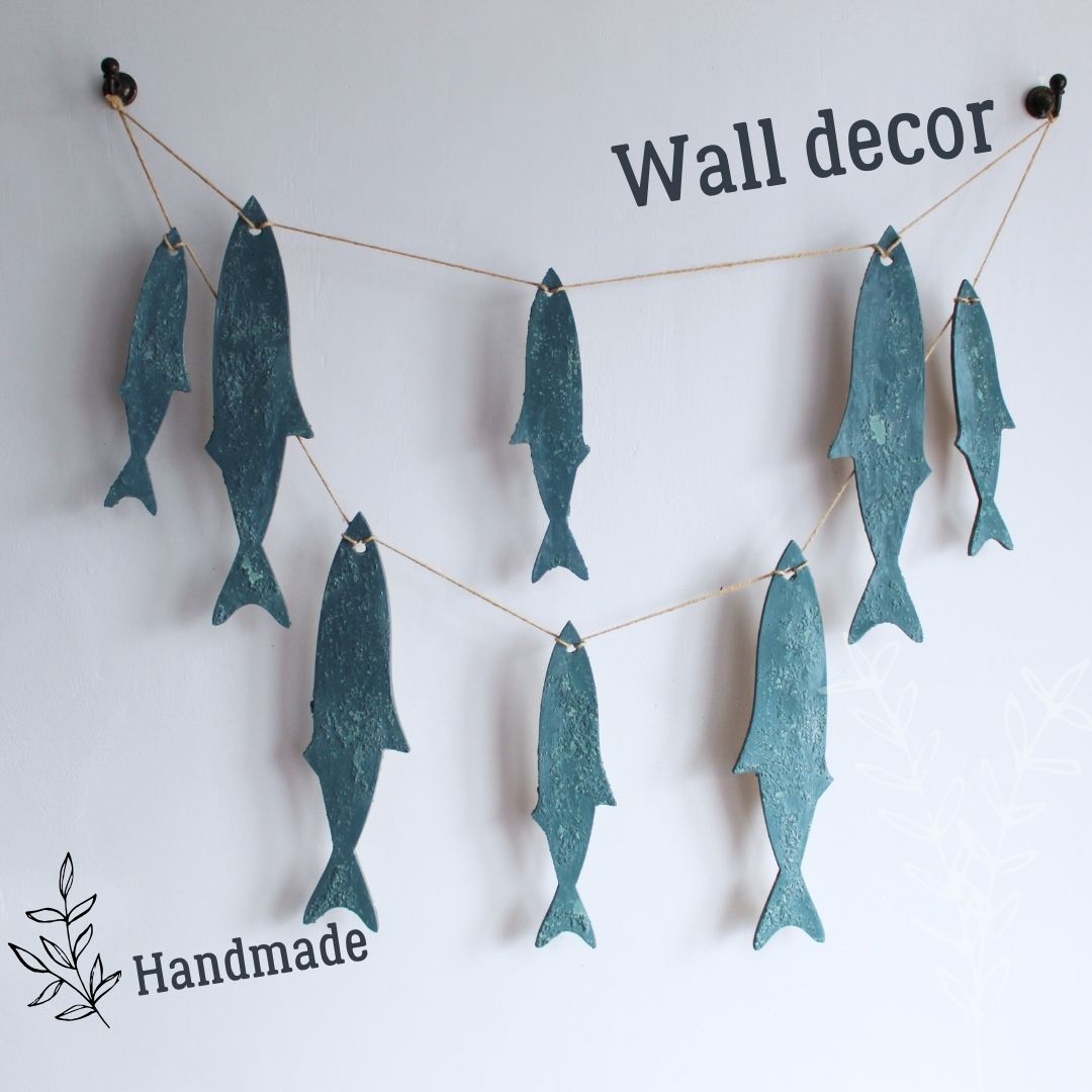 Wooden Fish, Art House Decor, Nautical Decor, Wooden Wall De - Inspire ...
