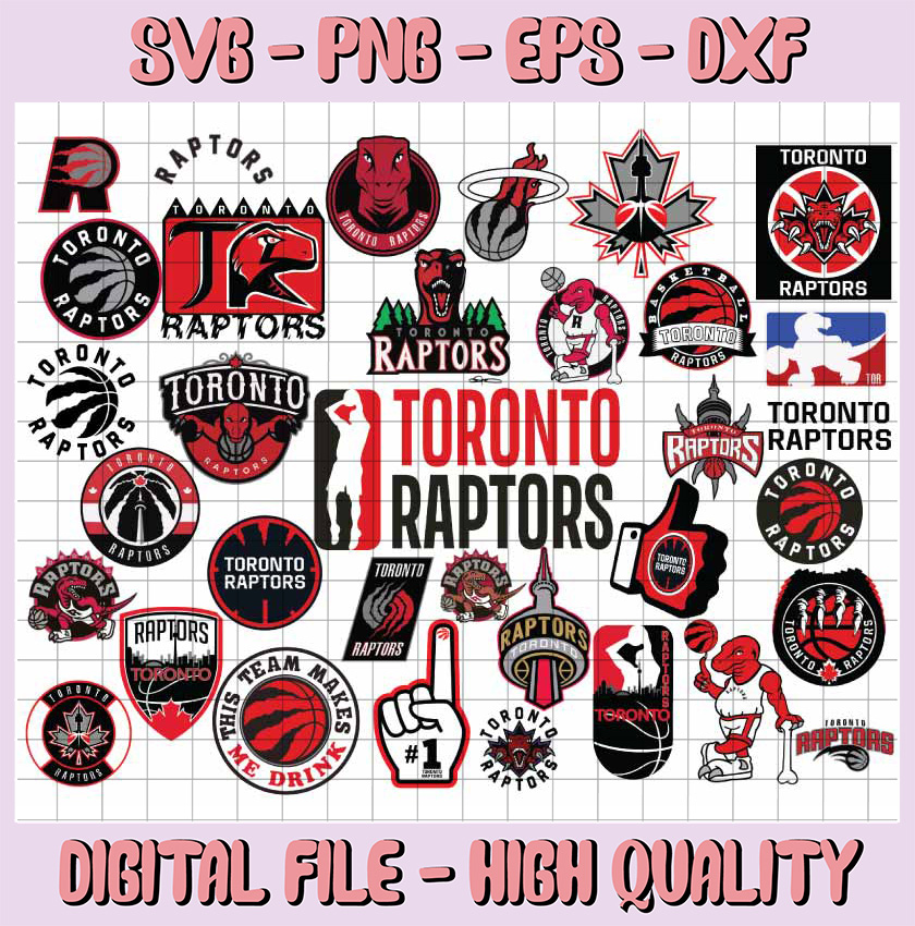 34 Files Toronto Raptors Bundle SVG,instant download,svg,Tor - Inspire ...