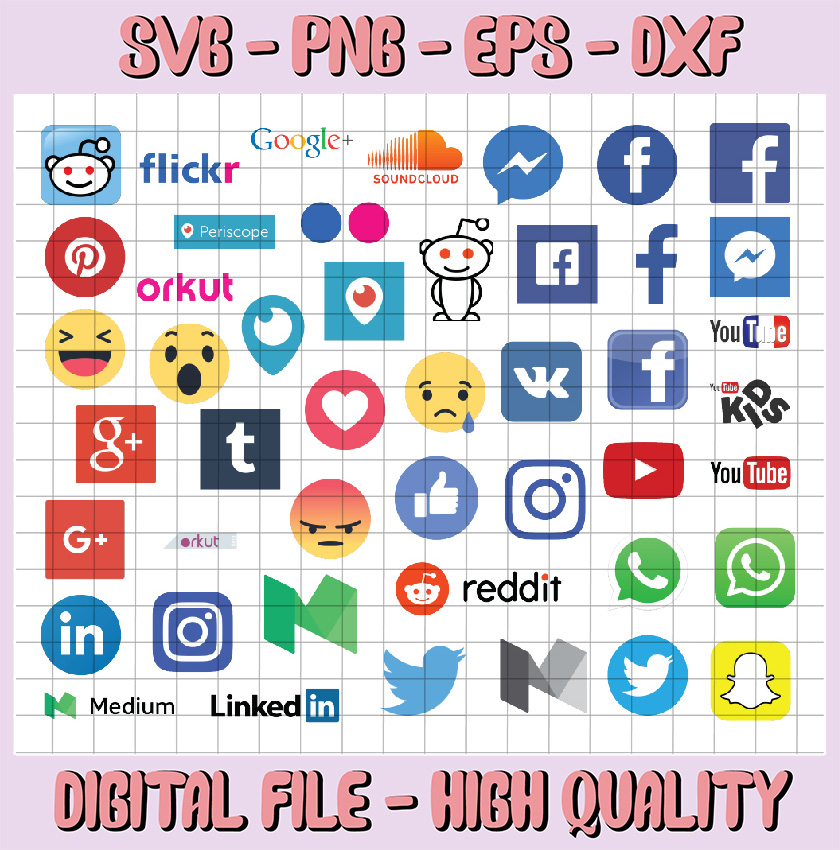 Sm Icon Social media svg, social media icons, social network svg, ne | Inspire ...