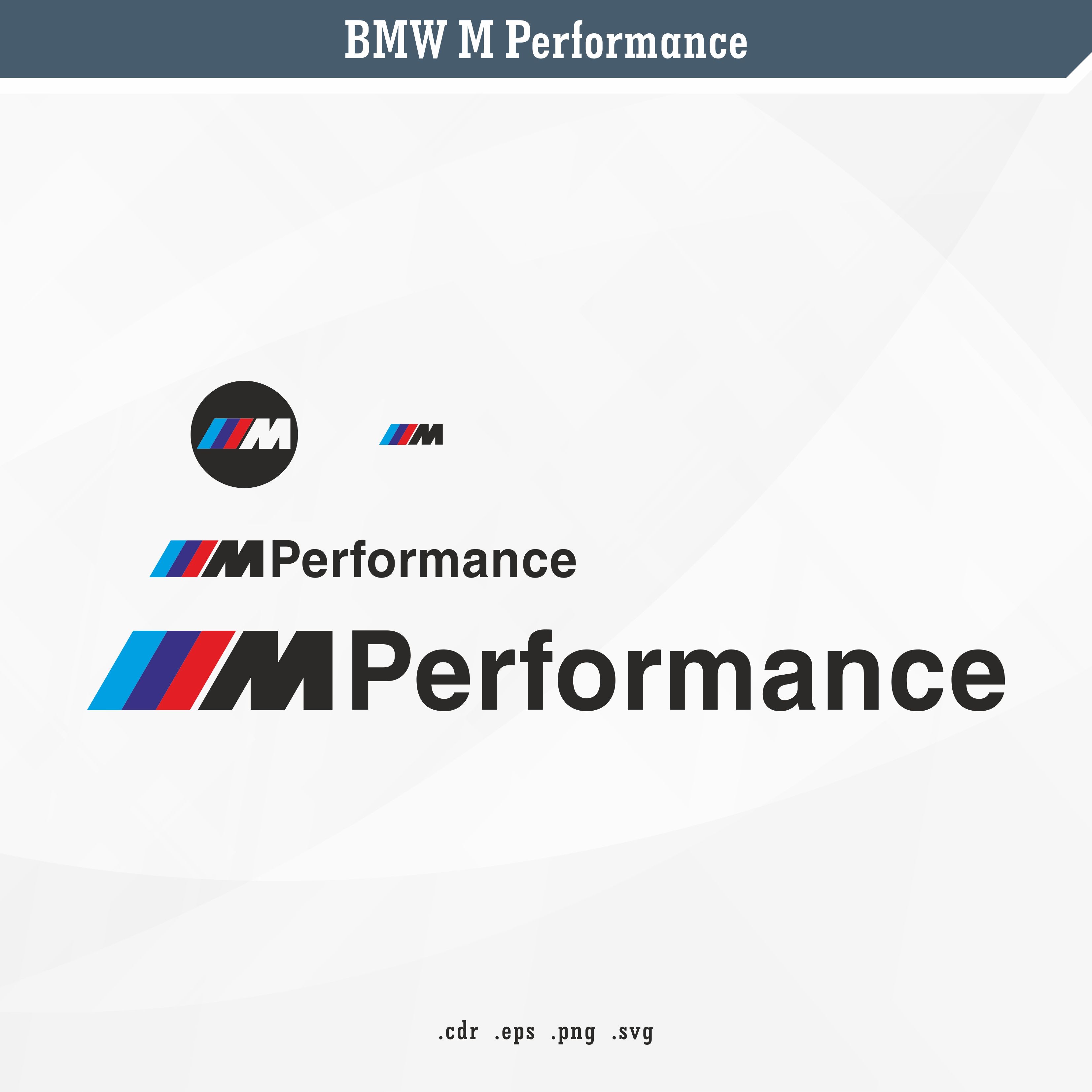 BMW M Performance | SVG Digital Vector | Inspire Uplift