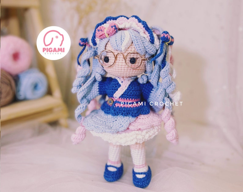 Miku Crochet Doll Pattern Amigurumi Doll Pattern Anime Inspire Uplift